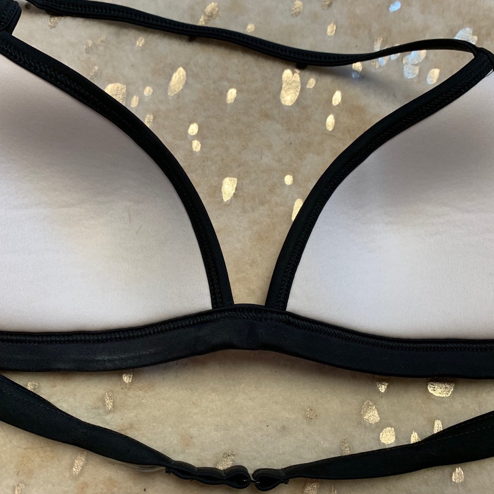 PINK triangle bikini top with tie! - Picture 3 of 3